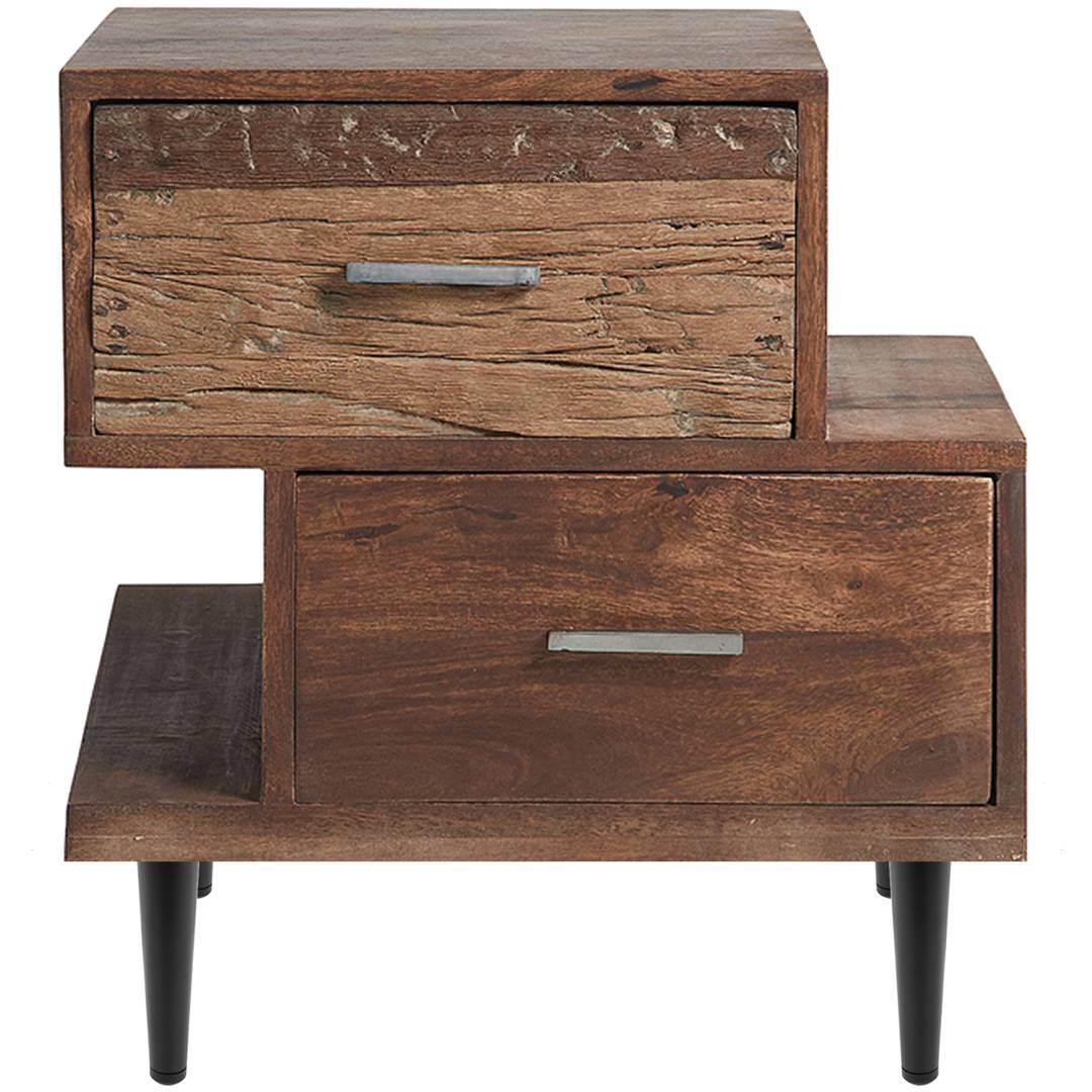 Set van 4 rechte meubelpoten met conische vorm en antislipbescherming 20cm zwarte kleur