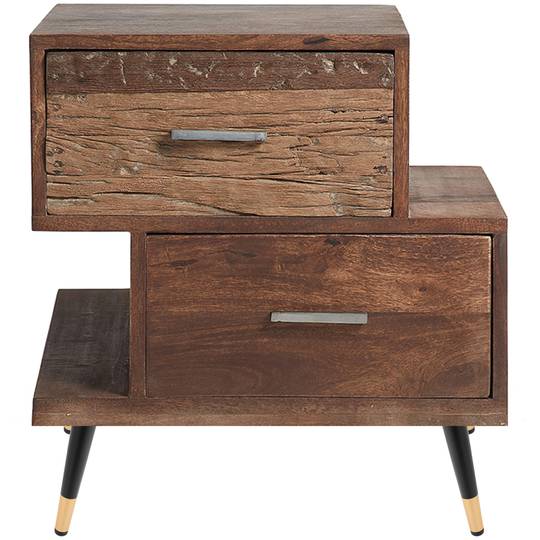 Pack de 4 potes decantades per a mobles amb forma cònica i protecció antilliscant de 20cm color negre i dauratConjunto de 4 pata