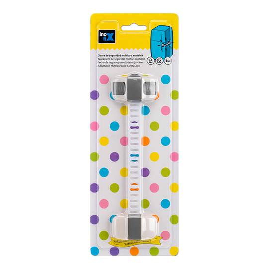 Antivol de sécurité adhésif multi-usage réglable en plastique blanc Inofix pour enfant