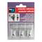 Pack of 3 units Inofix stainless steel adhesive hanger
