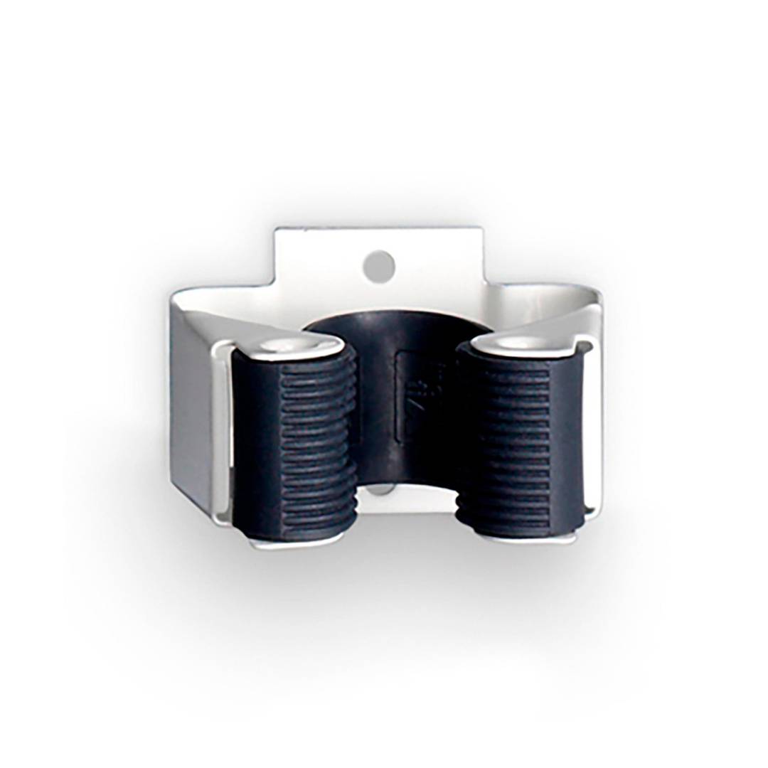 Packung mit 2 einzelnen Kleiderbügeln für Besen mit Inofix-Metallic-Finish