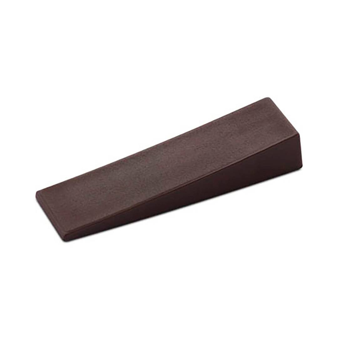 Pack of 3 units brown plastic wedge for leveling furniture and retention of Inofix doors