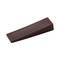 Pack of 3 units brown plastic wedge for leveling furniture and retention of Inofix doors