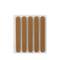 Pack of 5 units brown rectangular synthetic adhesive felt 95x12 mm Inofix
