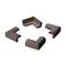 Pack of 4 units Inofix brown padded edge protector