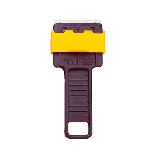 Inofix black scraper for glass and ceramic hobs - Cablematic