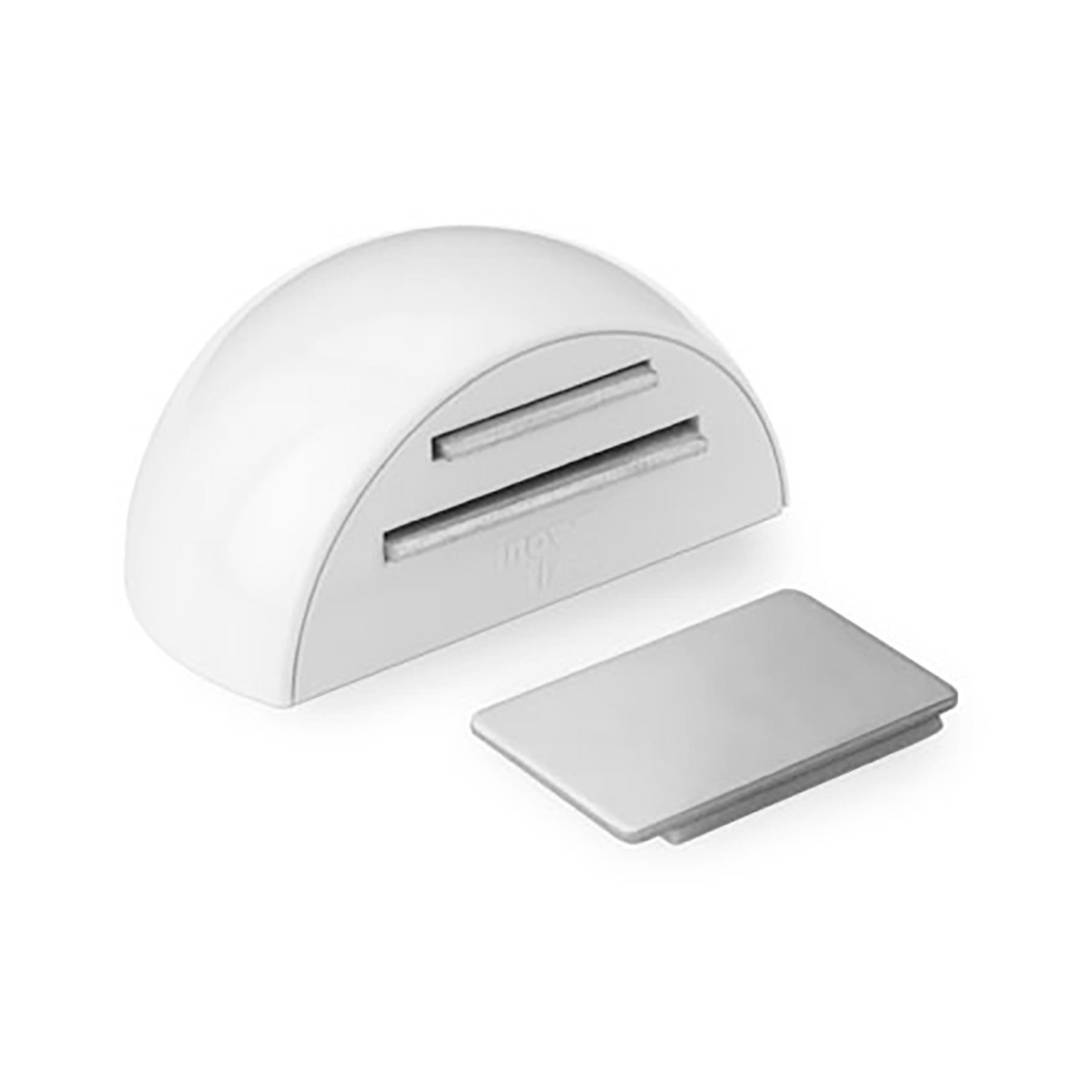 Inofix White Magnetic Adhesive Retainer Door Stop