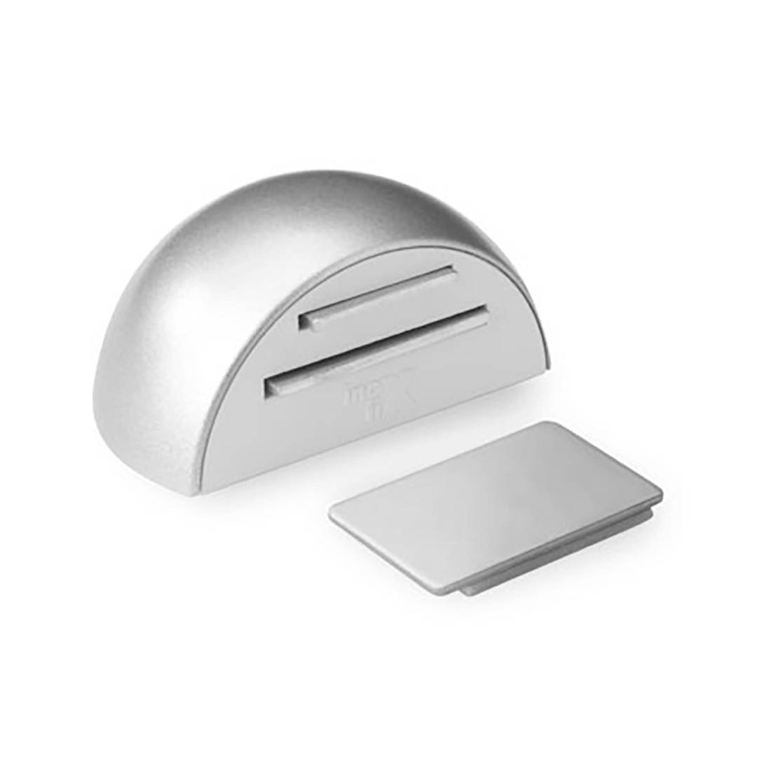 Inofix Chrome Mat Arrêt de Porte Adhésif Magnétique