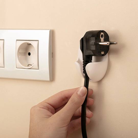 Zelfklevende steun voor witte Inofix plug