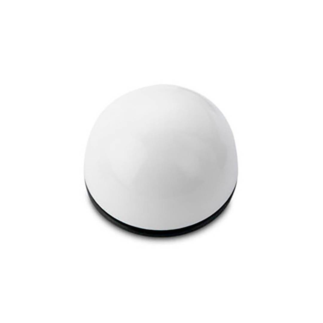 Pak van 2 stuks witte flexibele zelfklevende houder deurstopper Inofix