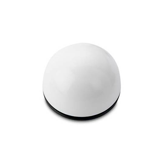 Pak van 2 stuks witte flexibele zelfklevende houder deurstopper Inofix