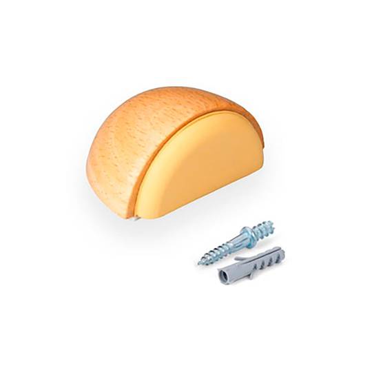 Topall de porta retenidor adhesiu amb cargol faig Inofix