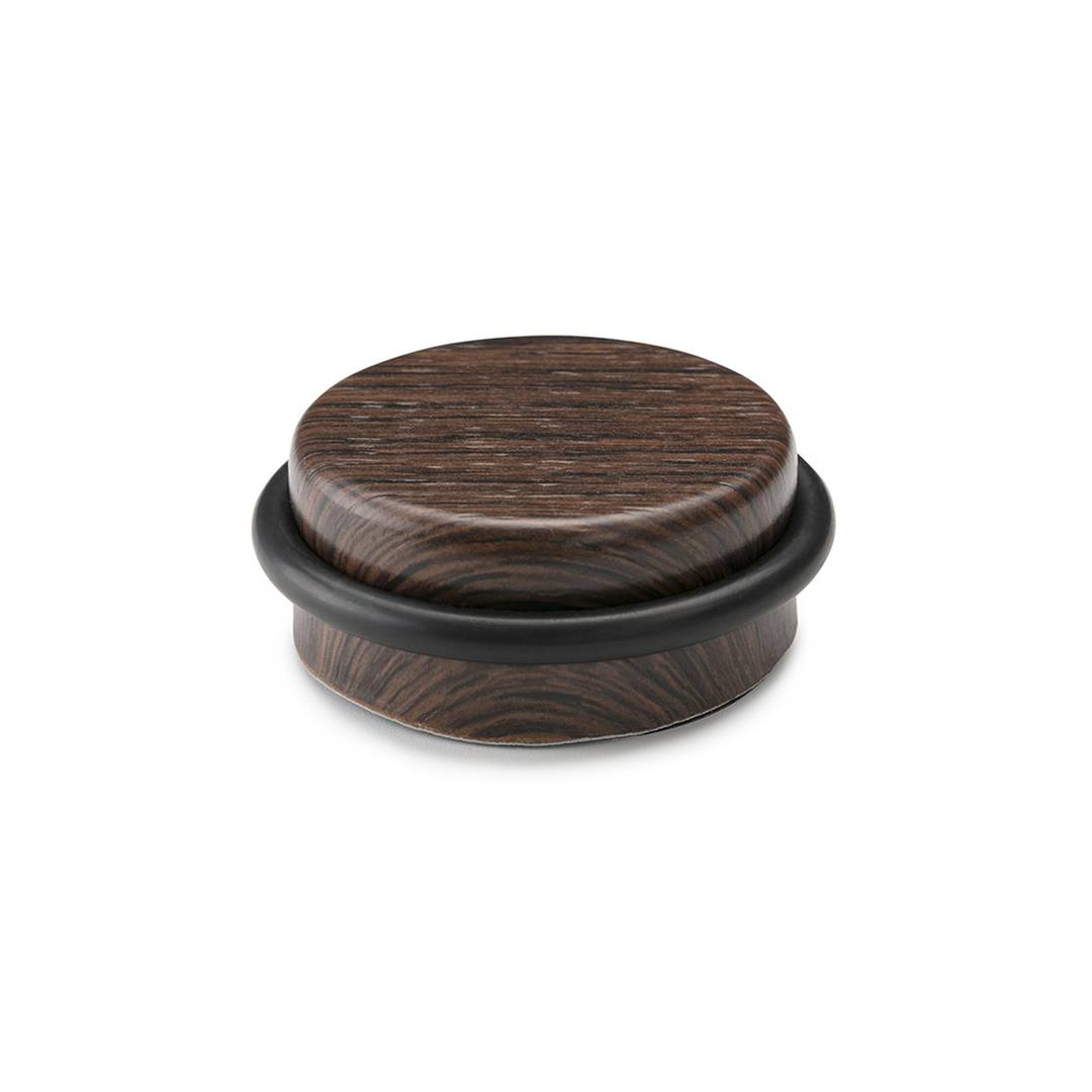 Inofix wenge cylindrical adhesive retainer door stop
