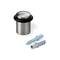 Batente de porta alto com retentor cilíndrico com O-ring em aço inox Inofix