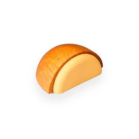 Inofix Oak Wood Adhesive Retainer Door Stop