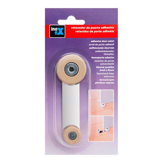 Inofix beige metallic rotary retainer door stop