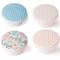 Pack de 4 unitats pom rodó per a moble de 38x22 mm amb cargols de fusta de faig disseny decorat