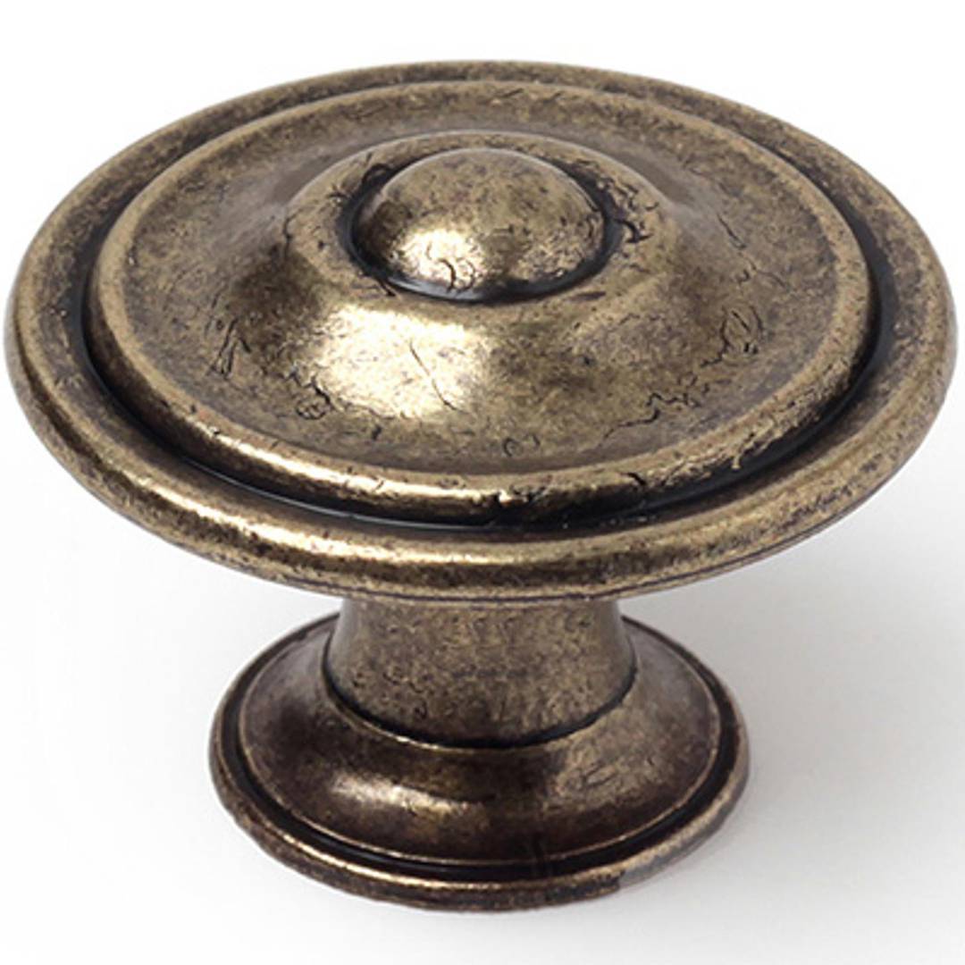 Pack de 4 unitats pom rodó per a moble de 35x26 mm amb cargols de metall amb acabat cuir vell