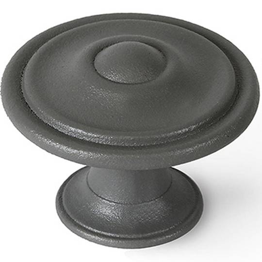 Pacote de 4 puxadores redondos para móveis de 35x26 mm com parafusos de metal com acabamento cinza cinza