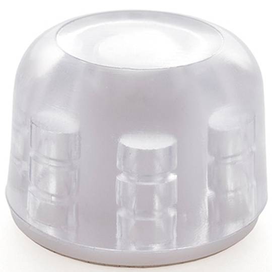 Transparante cilindrische, extra sterk klevende deurstopper