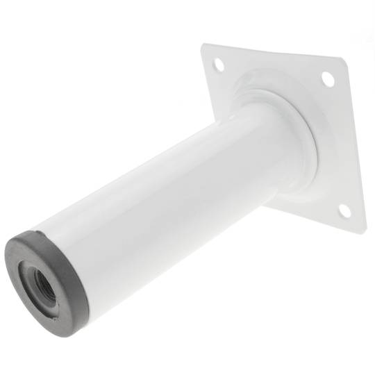 Peus rodons per a taula i moble. Potes en acer blanques de 10cm 4-pack