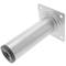 Round table legs for desks cabinets furniture made of gray steel 10cm 4-pack
