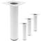 Peus rodons per a taula i moble. Potes en acer blanques de 25cm 4-pack