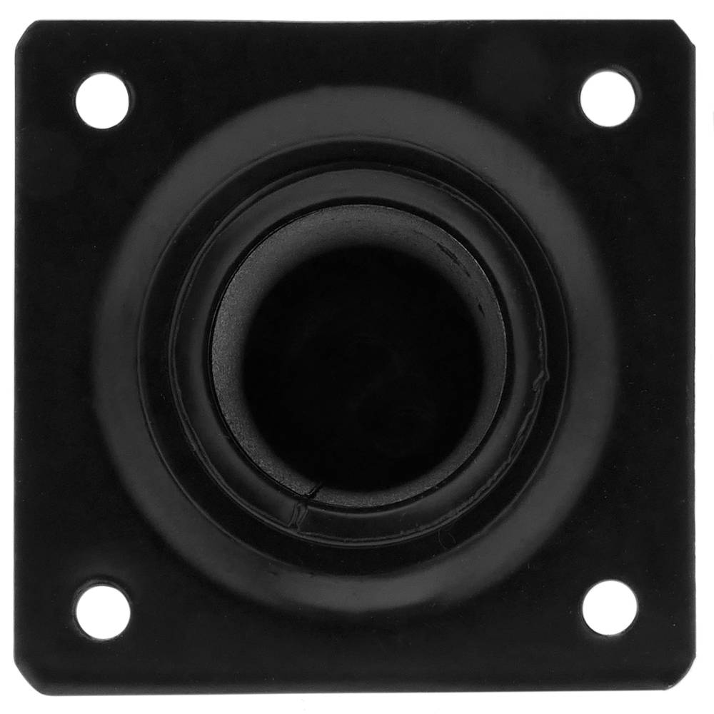 Pies redondos para mesa y mueble. Patas en acero negras de 25cm 4-pack