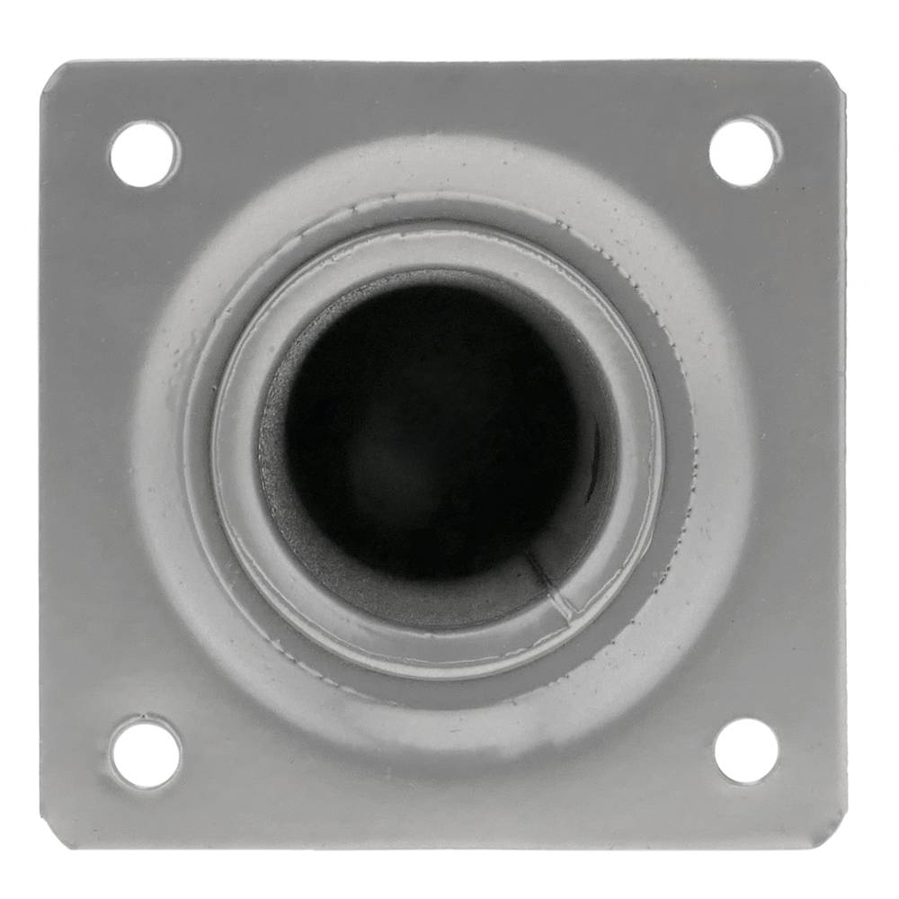 Ronde poten voor tafel en meubels. Poten in grijs staal 25 cm 4-pack