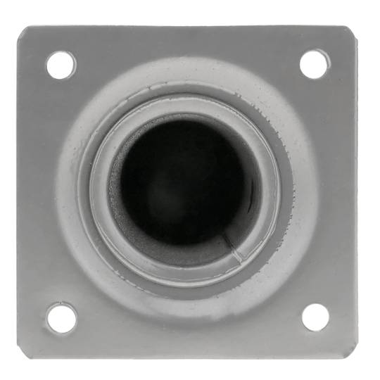 Ronde poten voor tafel en meubels. Poten in grijs staal 25 cm 4-pack