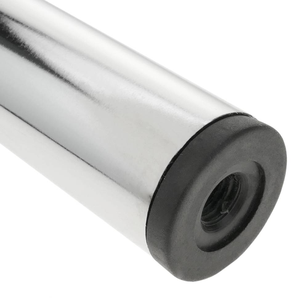 Peus rodons per a taula i moble. Potes en acer cromat de 25cm 4-pack