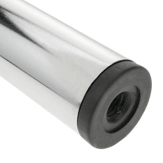 Peus rodons per a taula i moble. Potes en acer cromat de 25cm 4-pack