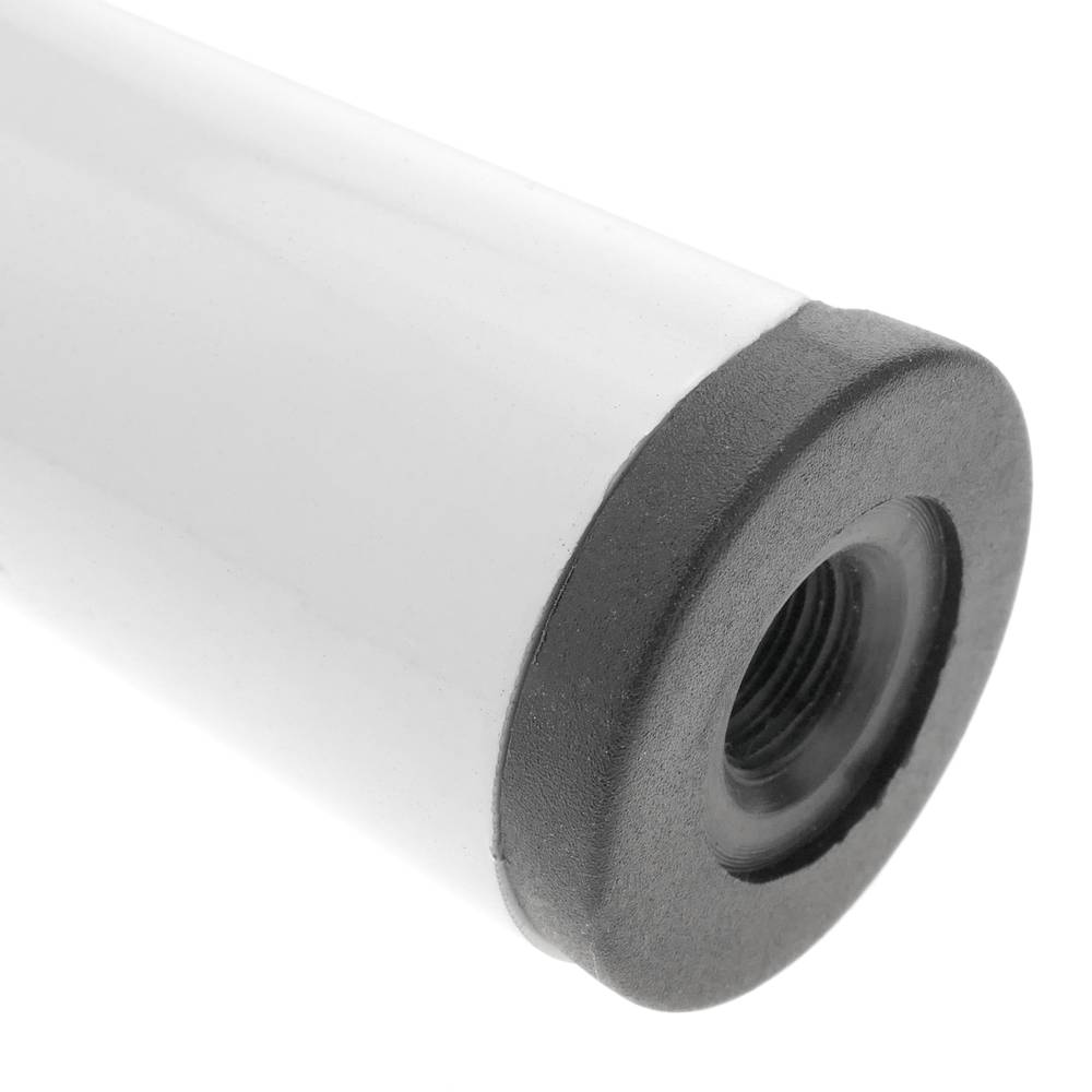 Ronde poten voor tafel en meubels. 40cm witte stalen poten 4-pack