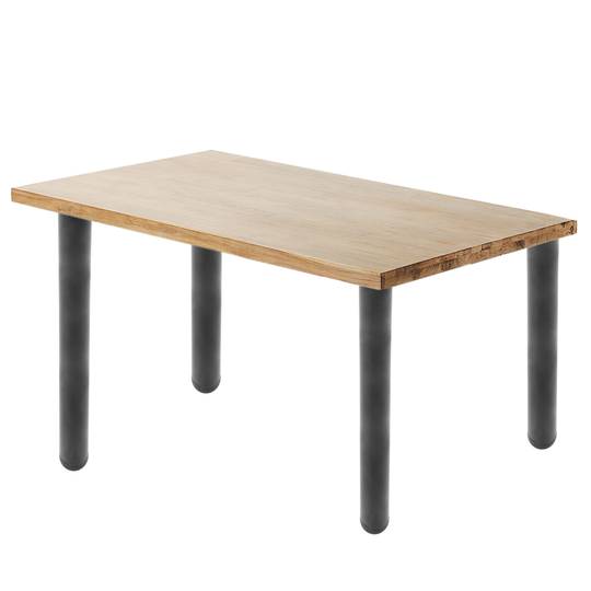 Ronde poten voor tafel en meubels. Zwarte stalen poten 75 cm 4-pack