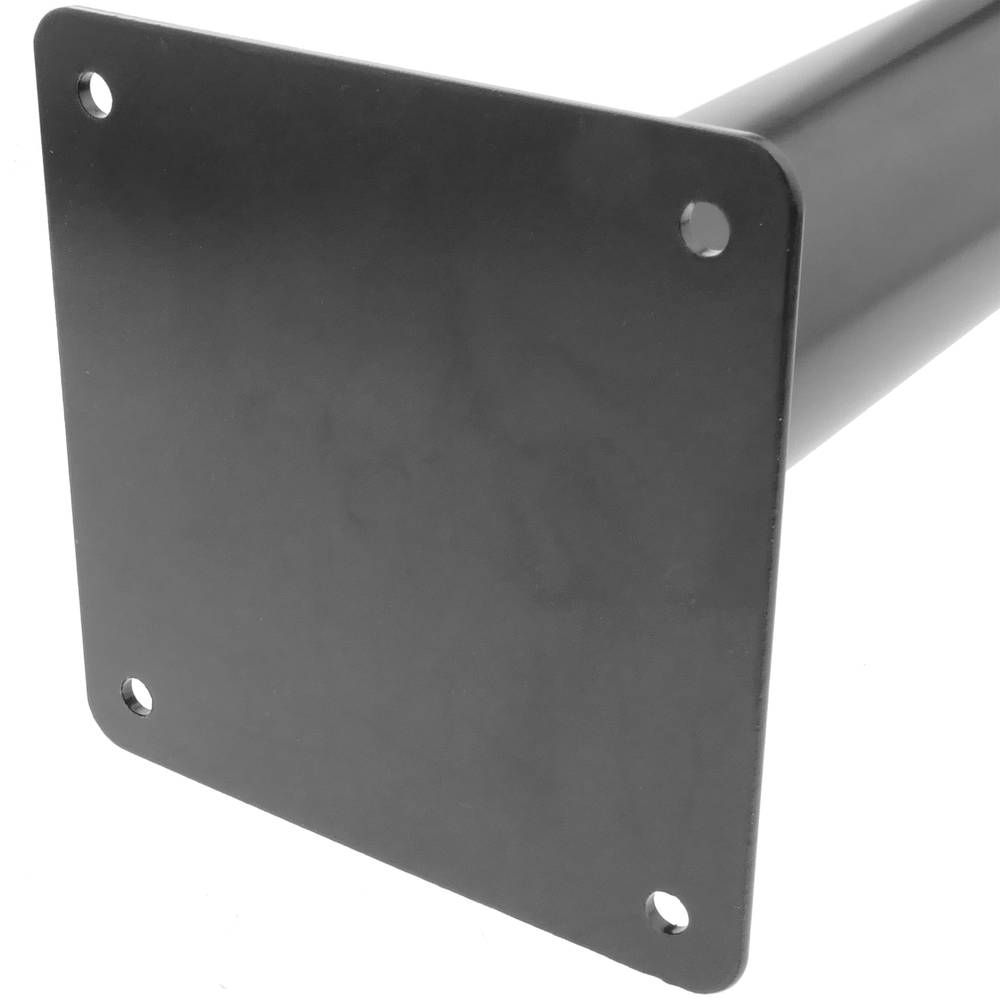 Pies redondos para mesa y mueble. Patas en acero negras de 72-75 cm 4-pack