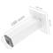 Peus quadrats per a taula i moble. Potes en acer blanques de 10cm 4-pack