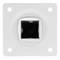 Peus quadrats per a taula i moble. Potes en acer blanques de 10cm 4-pack