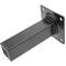 Pieds de table carré pour meubles et bureau en acier noir 10cm 4-pack
