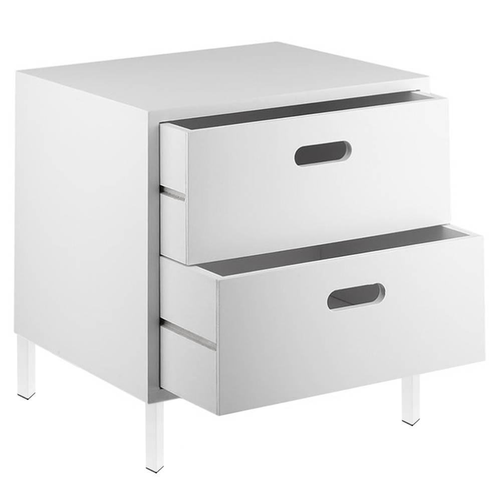 Square table legs for desks cabinets furniture made of gray steel 10cm 4-pack