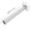 Peus quadrats per a taula i moble. Potes en acer cromat de 40cm 4-pack