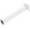 Quadrat Tischbeine für Schreibtische Schränke Möbel aus weiss Stahl 75cm 4-Pack