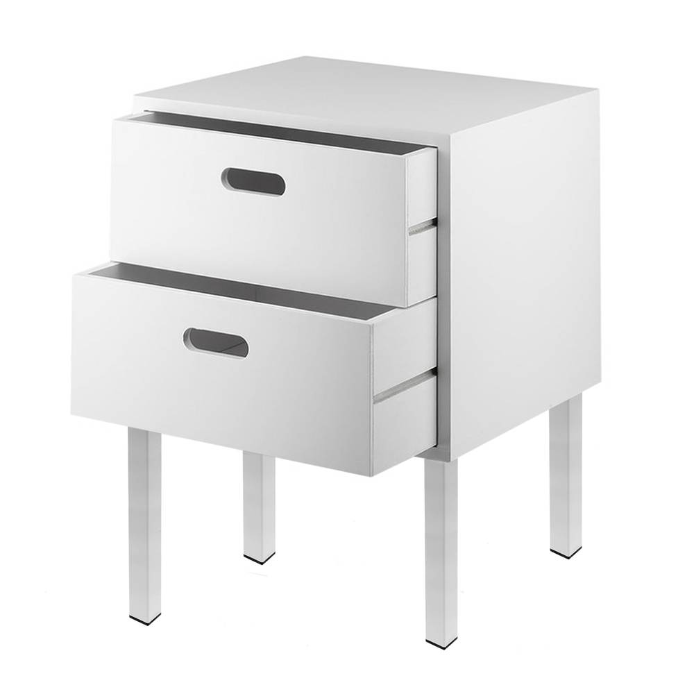 Quadrat Tischbeine für Schreibtische Schränke Möbel aus grau Stahl 75cm 4-Pack