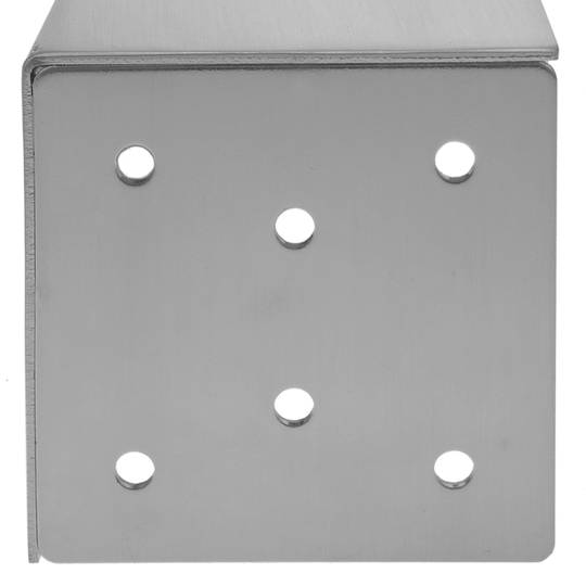 Patas cúbicas. Pés de mesa para armários e móveis de aço inoxidável 10cm 4-pack