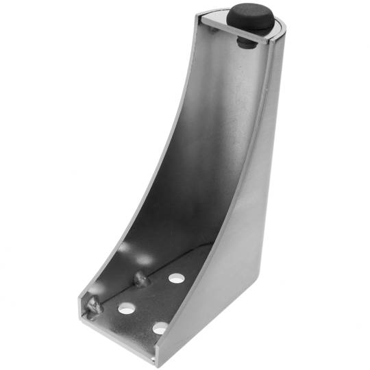 Pies redondeados para mesa y mueble. Patas en acero inoxidable de 104mm 4-pack