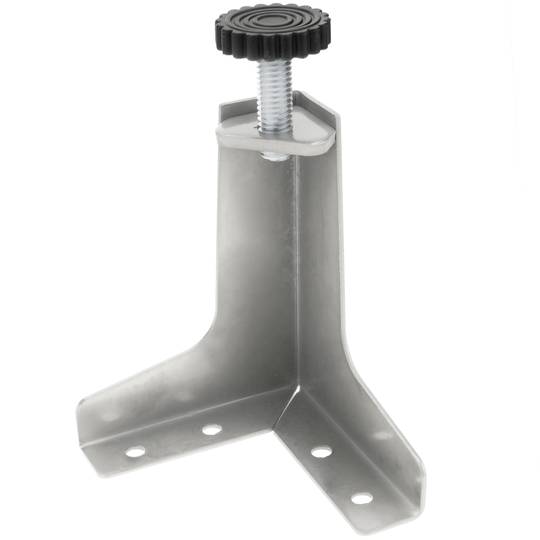 Narożne nóżki do stołu i mebli. Nogi ze stali nierdzewnej 107-130 mm 4-pak