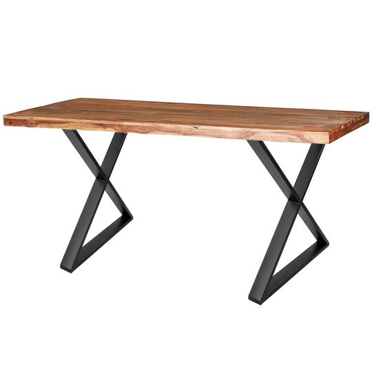 Patas de mesa de metal, Patas de mesa industriales, patas de mesa X shape,  SET de 2 -  México