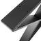 Peus en 'X' per a taula. Potes en acer negre 680 x 80 x 710 mm 2-pack amb base horitzontal