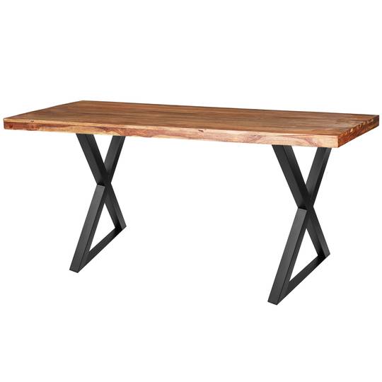 Pés de mesa em 'X'. Patas de aço 590 x 50 x 710 mm 2-pack