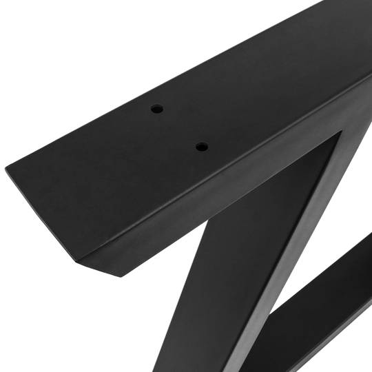 Patas retangular Pés de mesinha e bancada de aço 480 x 60 x 420 mm 2-pack