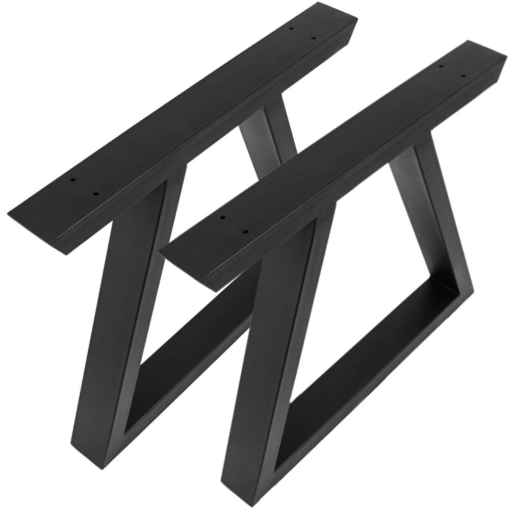 Patas retangular Pés de mesinha e bancada de aço 480 x 60 x 420 mm 2-pack